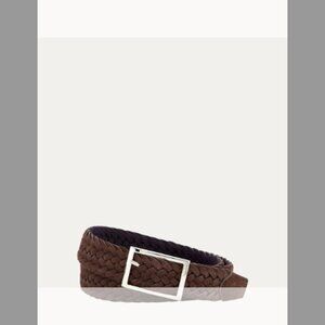 Simonnot Godard Men's Reversible Suede Wool Felt Belt (Orig. $260) w/tax (40in)